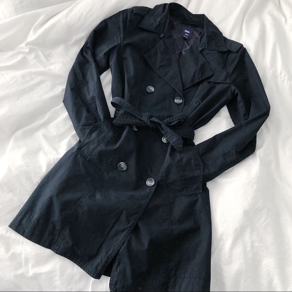 🖤 Women’s Basic Trench Coat from The GAP 🖤